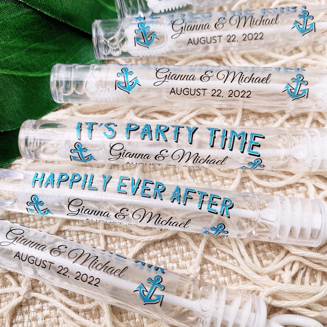 Nautical Wedding Favors Wedding Bubble Labels Bubble Send Etsy