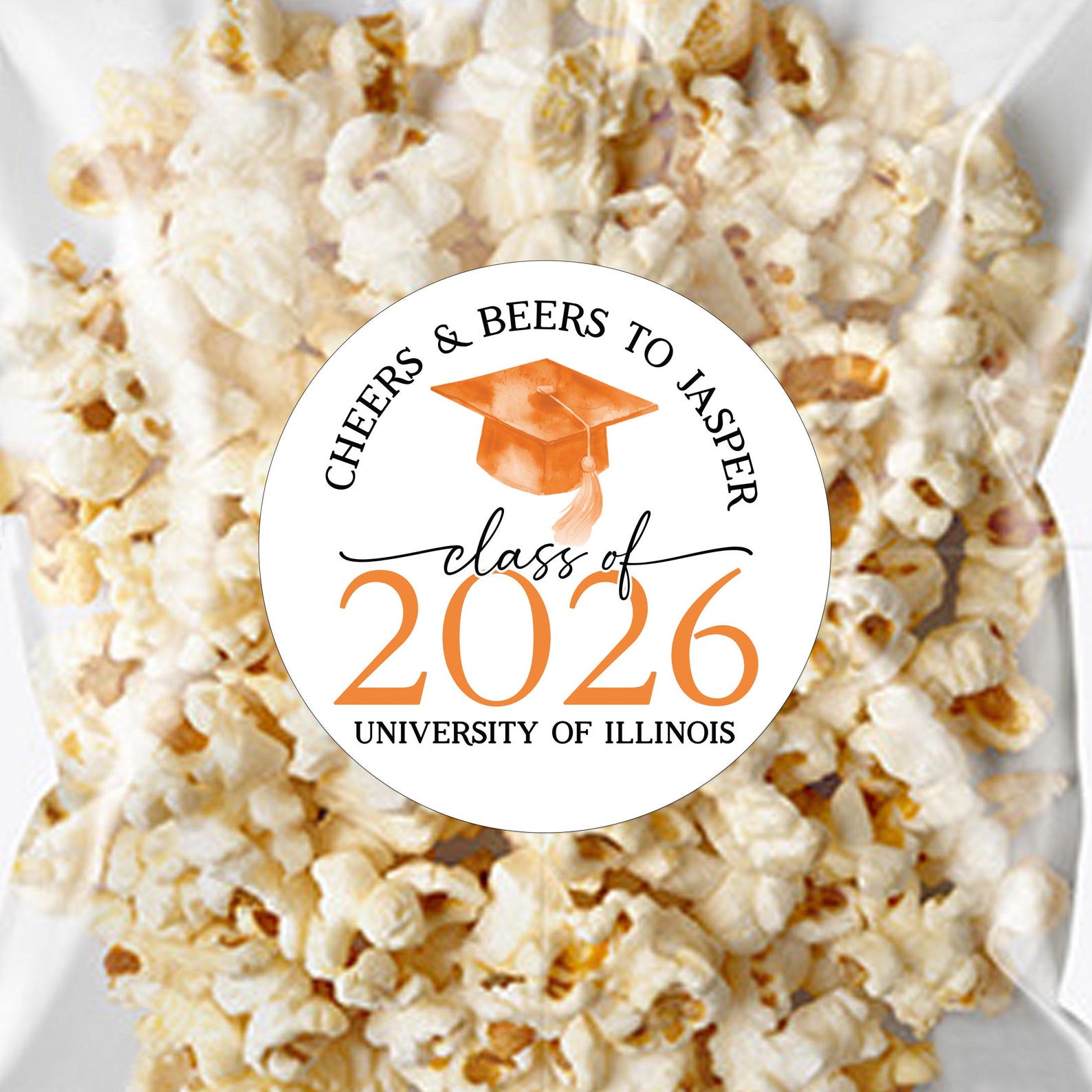 Class of 2026 Graduation Favor Stickers | Custom Graduation Party ...