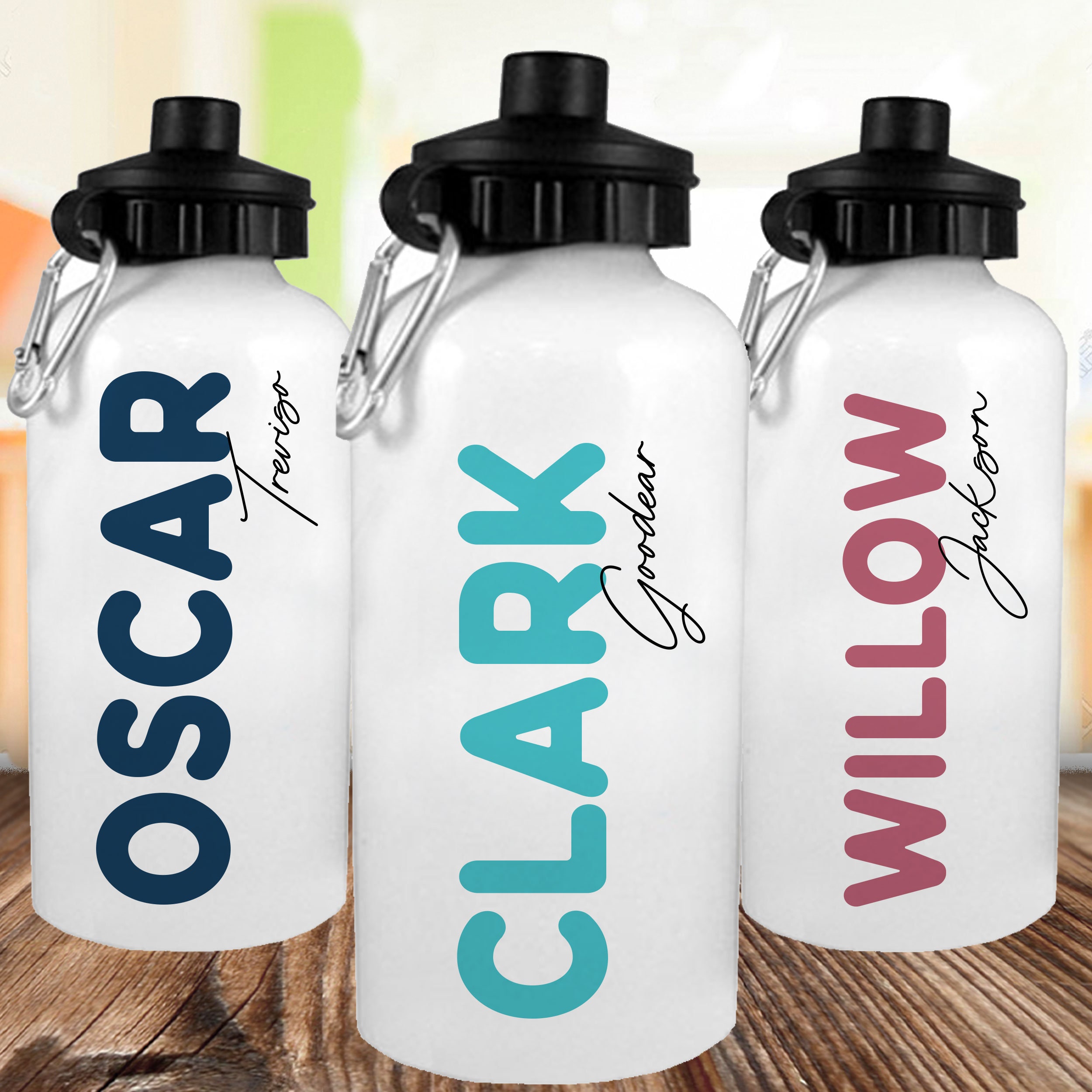 Kids Water Bottle Personalized - Custom Water Bottles for School ...