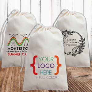 Custom Logo Bags for Business - Wedding Logo Bags -  Bulk Logo Gift Bags - Corporate Gift -  Company Logo Branded Bags