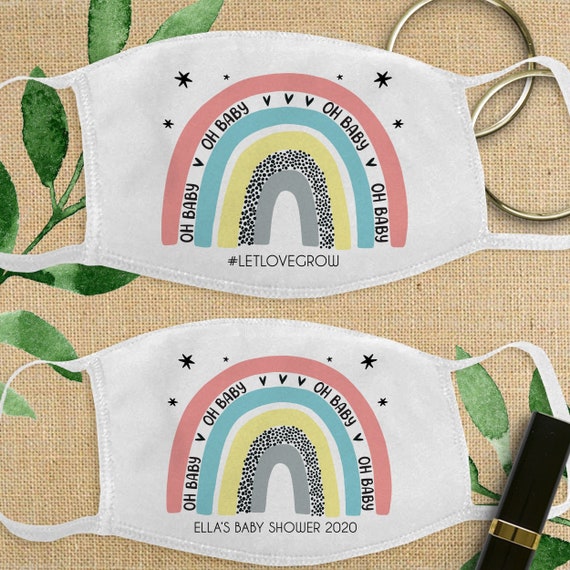rainbow baby shower favors