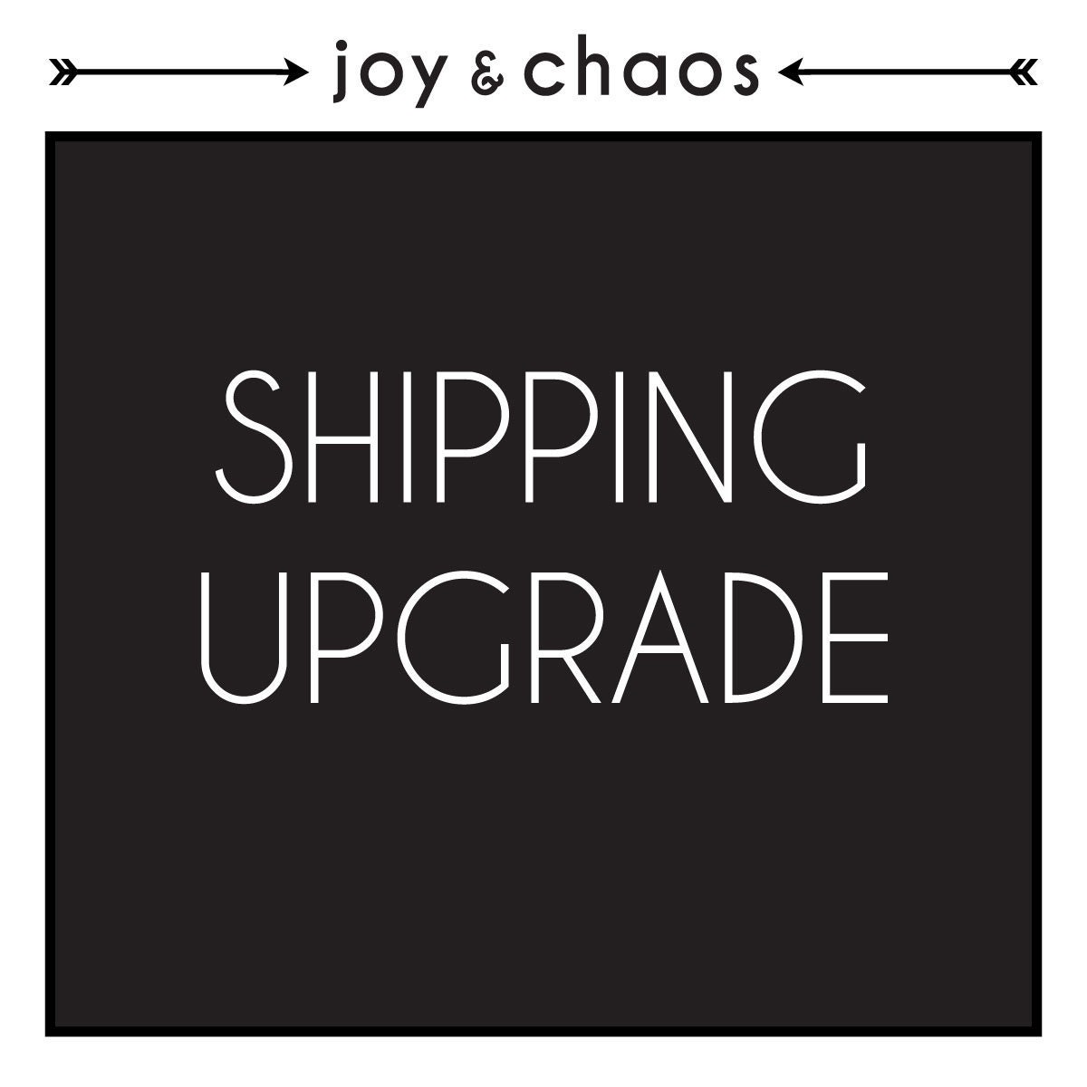 USPS Priority Mail or FedEx Shipping Upgrade