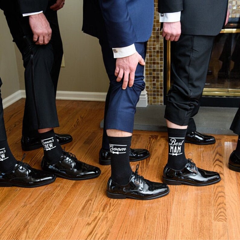 Groomsmen Gifts Wedding Day Dress Socks Groom Socks Best Etsy