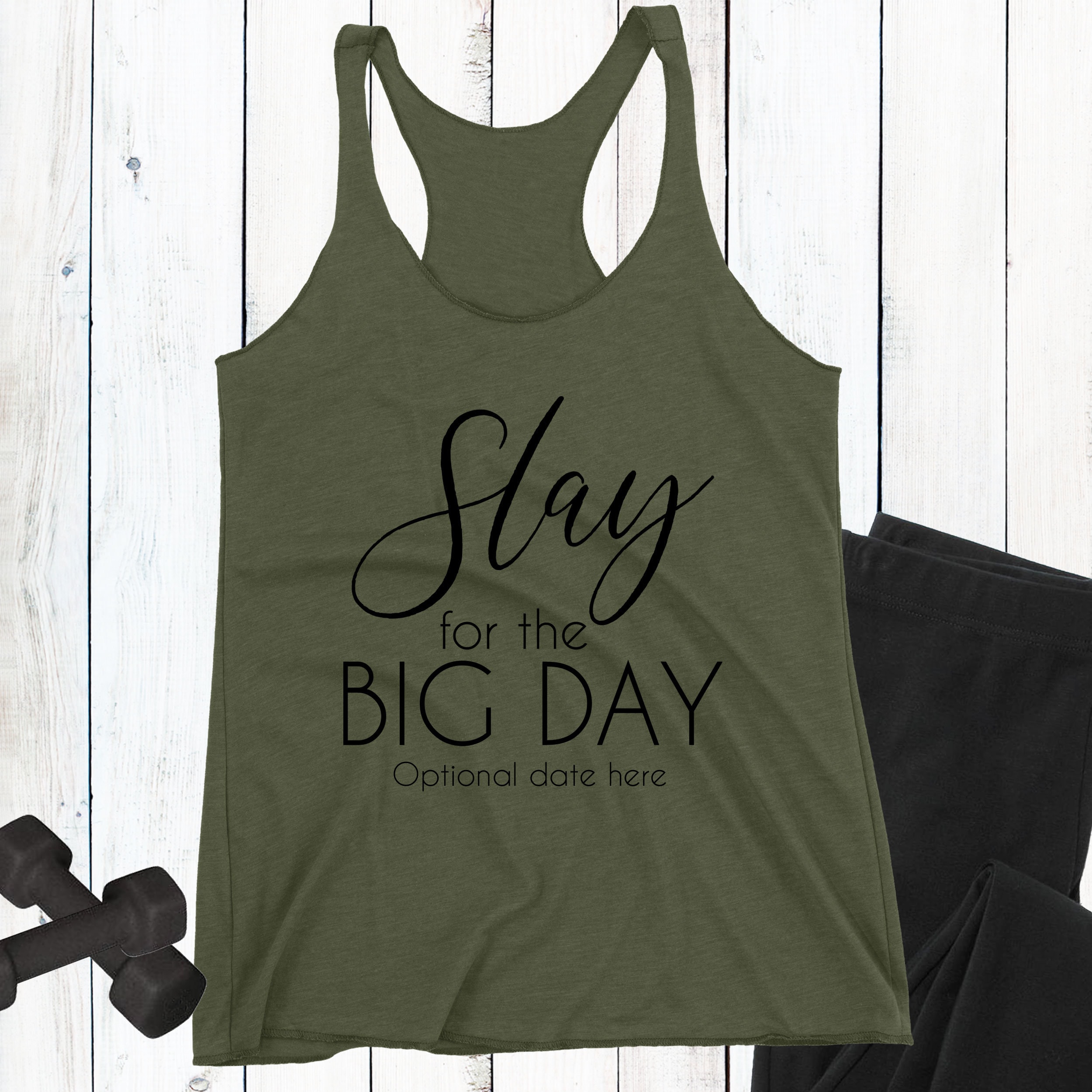 5 Day Slay Workout Tank for push your ABS