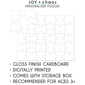 Toddler Girl Gifts - Personalized Puzzle | Birthday Gift for 3, 4 & 5 Year Old Girls | Custom Kids Name Puzzle - Floral Butterfly Cactus bild 4