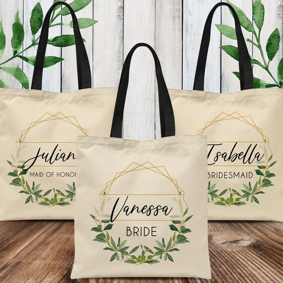 bridal party tote bolsas