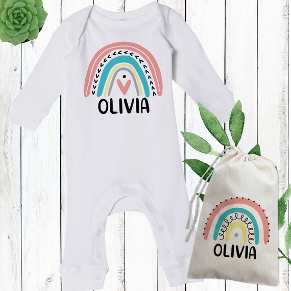 rainbow baby girl outfit