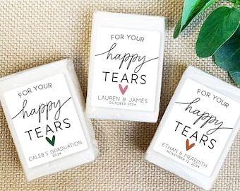Tears Of Joy Tssue Packs - -Weddng Tssues - Happy Tears Packs