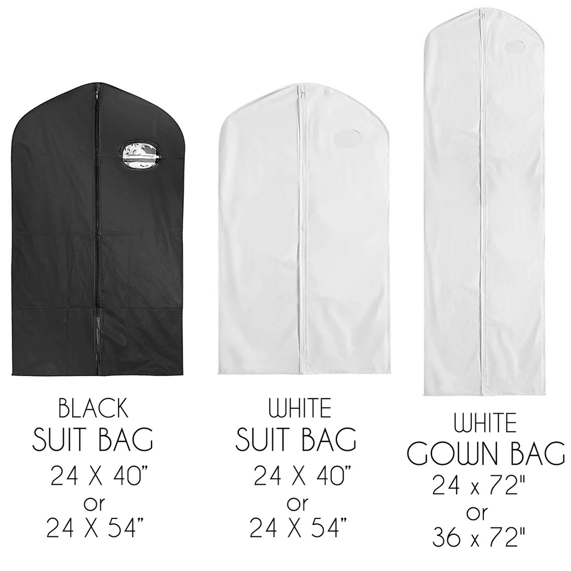 Groomsmen Garment Bags Personalized Suit Bags Black Etsy