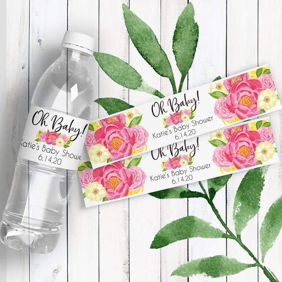 flower baby shower favors