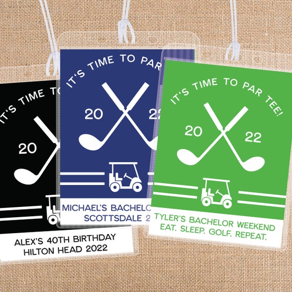 Golf Bachelor Party Favors Mens Golf Birthday Bulk Custom Luggage