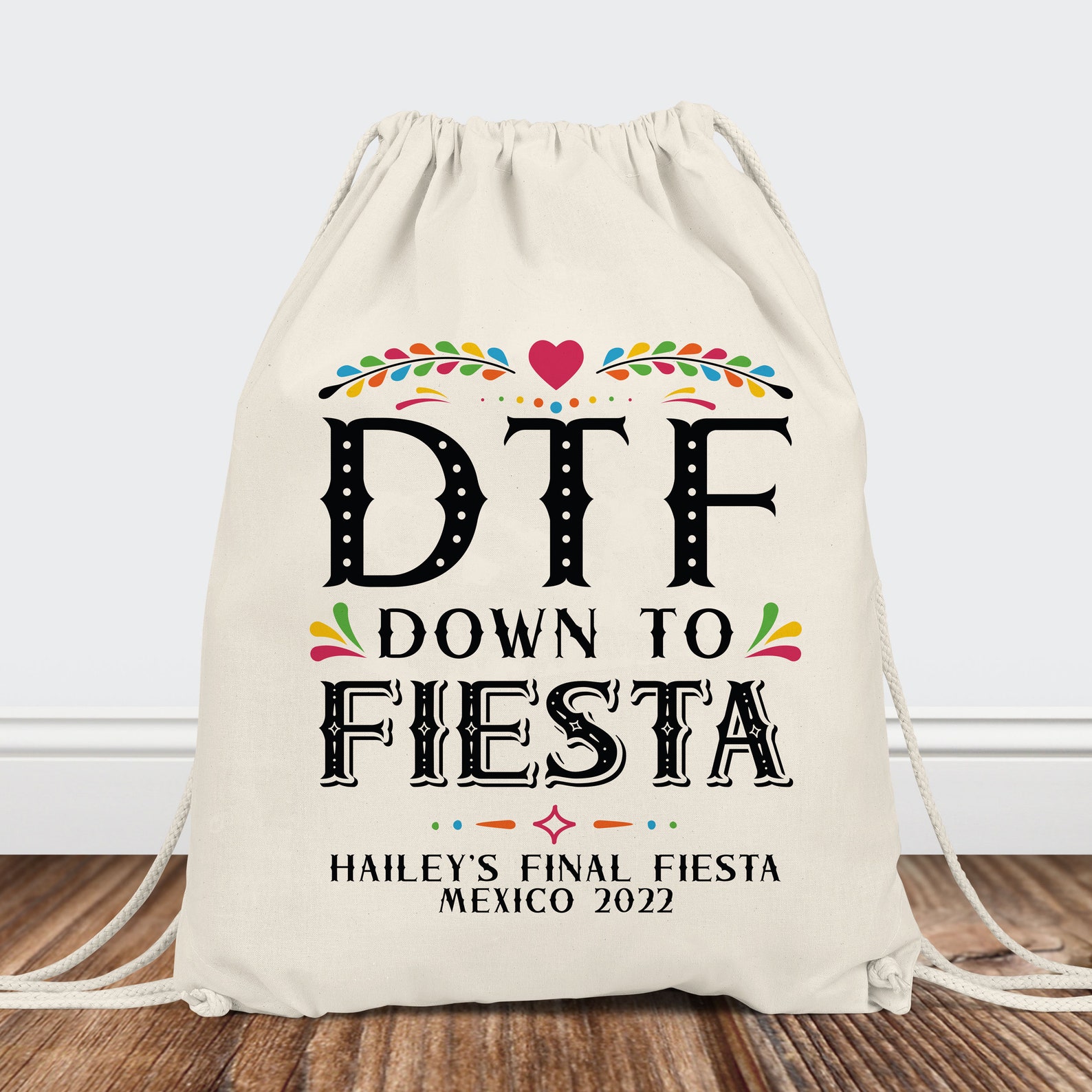 Personalized Mexico Tote Bags for Final Fiesta Bachelorette | Etsy
