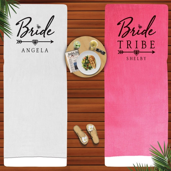 Kids Birthday Beach Towel Bride To Be Towels Adult