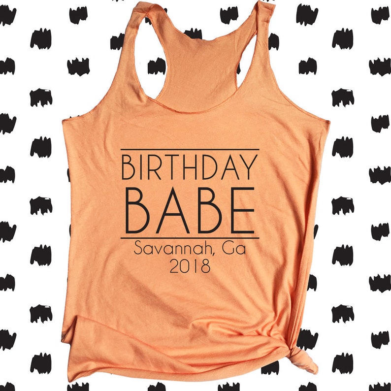 Birthday Tank Top for Her Matching Birthday Squad Tanks for Etsy