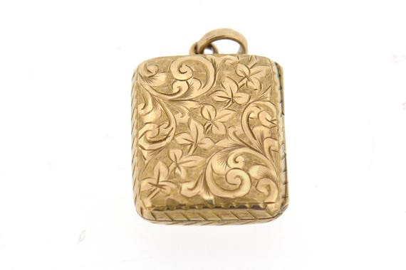 A vintage, rectangular shaped locket. - image 4