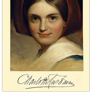 CHARLOTTE CUSHMAN Actriz Belleza Controvertido Artista Gabinete Tarjeta Histórica 5x7 Reproducción de Pintura Vintage