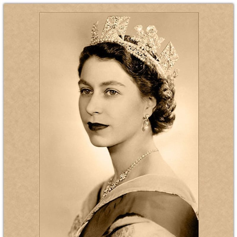 Queen Elizabeth Autograph - Etsy