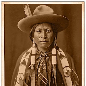 JICARILLA COWBOY 1905 by Photography Legend Edward S. Curtis - Etsy