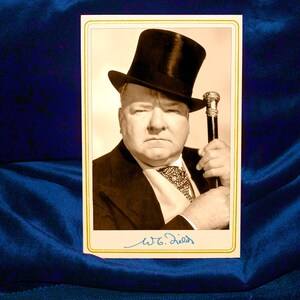 W. C. FIELDS Comic Genius Funny Man Cabinet Card Photograph Vaudeville Film