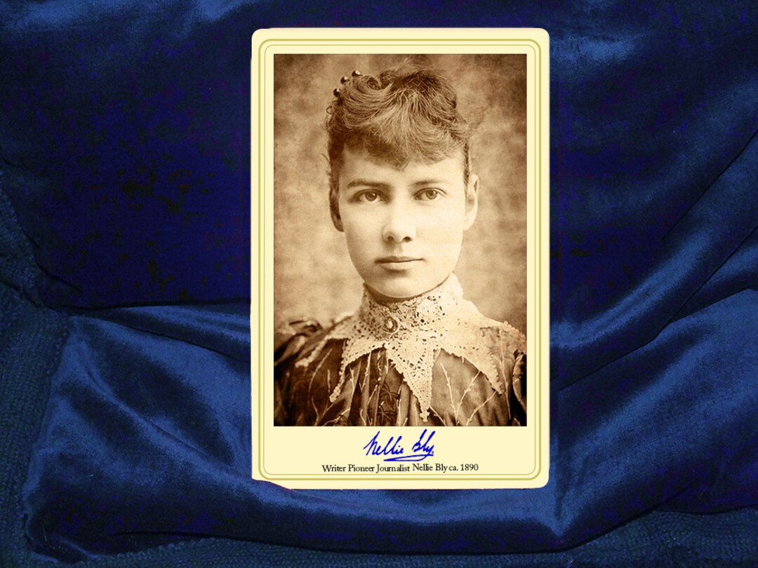 NELLIE BLY Writer Pioneer Journalist Card Photo Suffrage