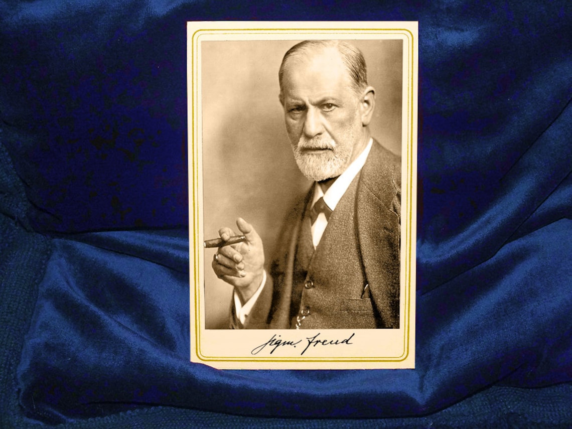 SIGMUND FREUD Father of Psychoanalysis Neurology Card Etsy