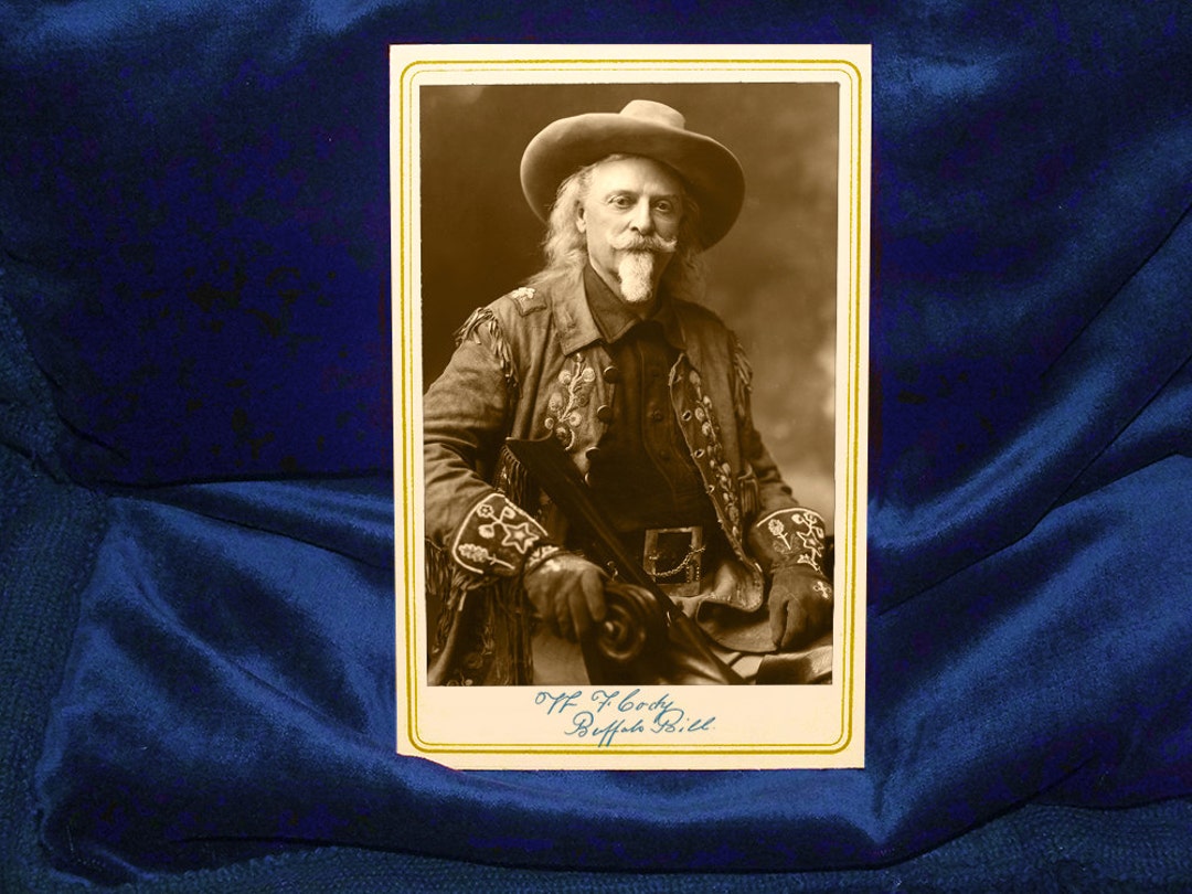 William F. (BUFFALO BILL) Cody Old West Legend Cabinet Card