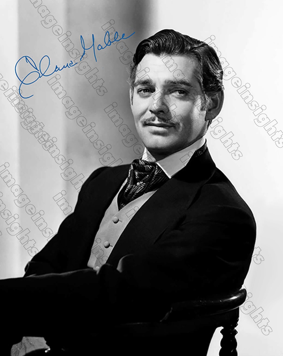 Clark Gable （クラークゲーブル）直筆サイン（鑑定書付き） Clark Gable （クラークゲーブル）直筆サイン（鑑定書付き）