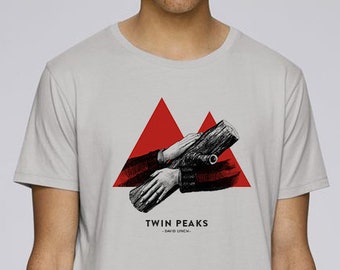 LOG LADY Twin Peaks Tribute David Lynch Movie T-shirt tshirt tee Laura Palmer Dale Cooper Black Lodge Graphic Design Minimal Serie TV Film