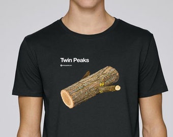 Twin Peaks Tribute David Lynch Movie Cult T-shirt tshirt tee Laura Palmer Dale Cooper Diane Log Lady Minimal Serie TV Film