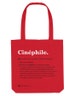 Cinéphile Movie Cult Tote Bag 