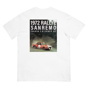1972 Lancia Fulvia Coupé HF Vintage Photograph Unisex T-shirt