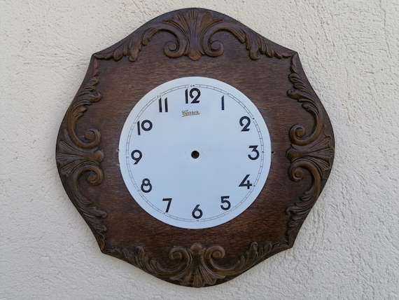 Carrez Wanduhr Zifferblatt Made In Frankreich Vintage Etsy