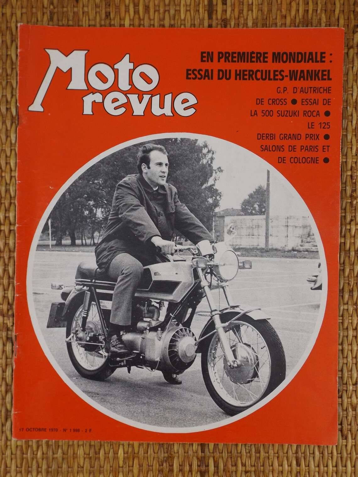 MOTO REVUE review 1970s / French vintage motorcycle magazine/ | Etsy