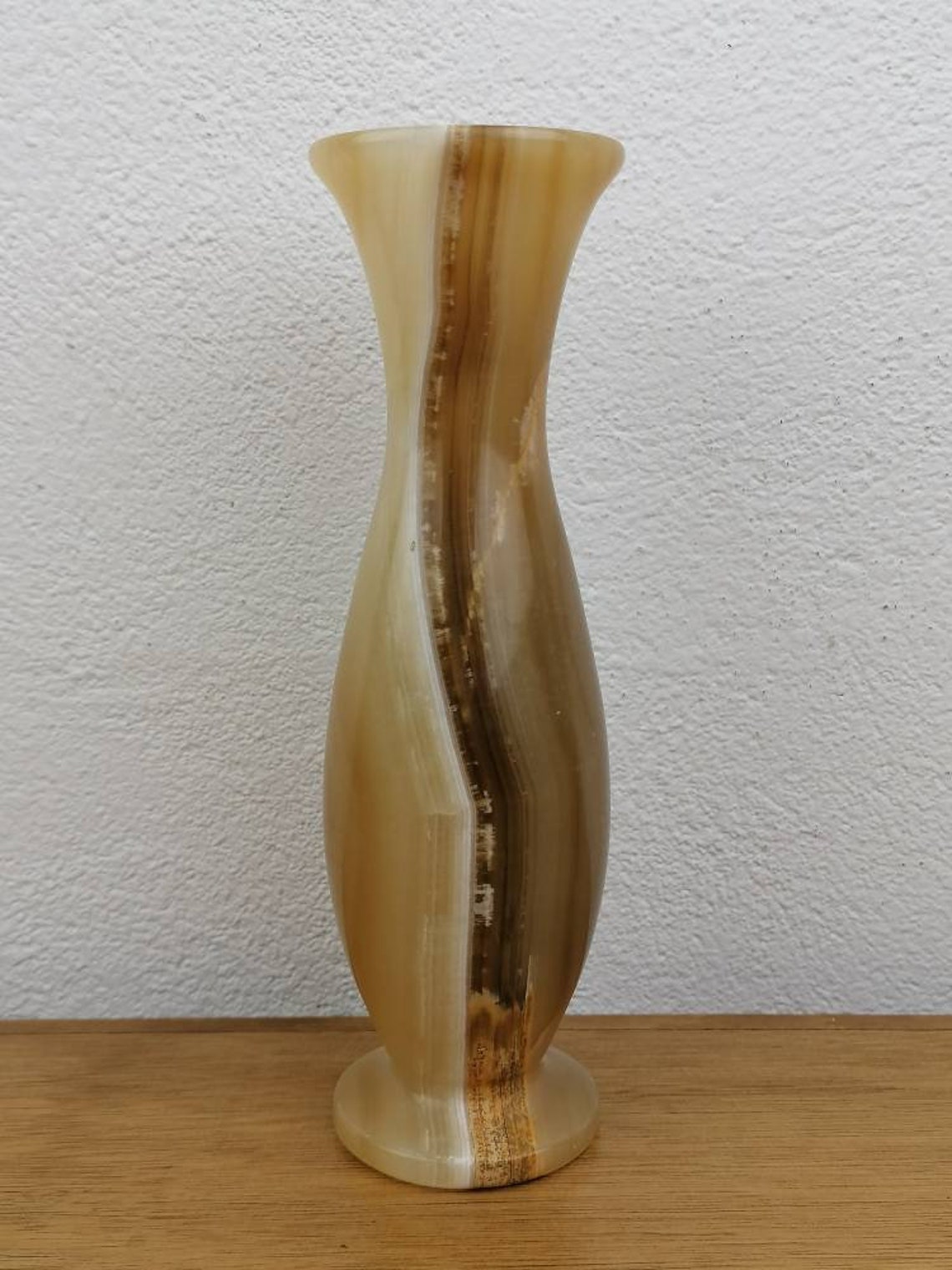 Handmade onyx vase in vintage France Etsy