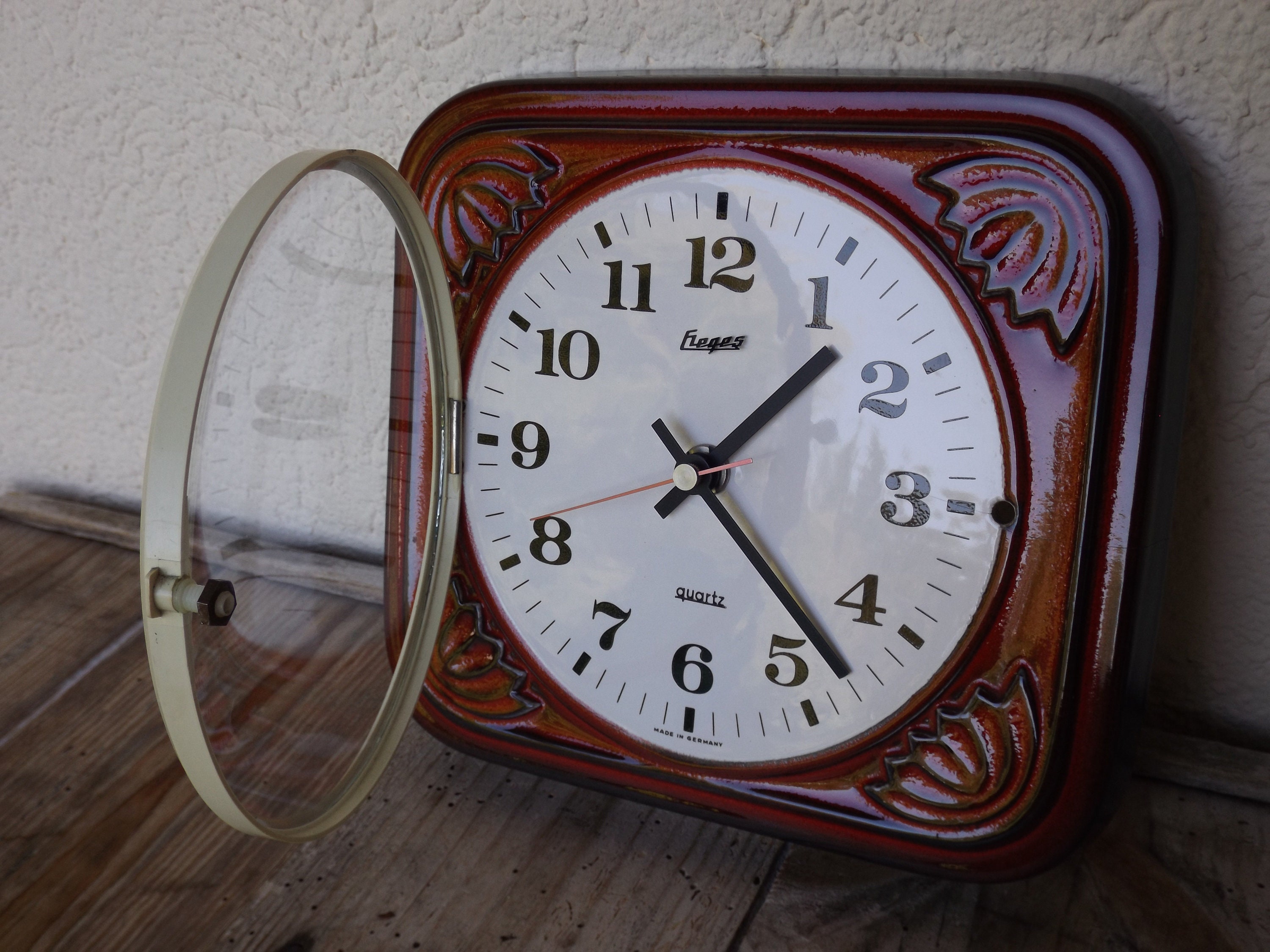 Junghans Diehl wall watch made in germany vintage/ Vintage Etsy