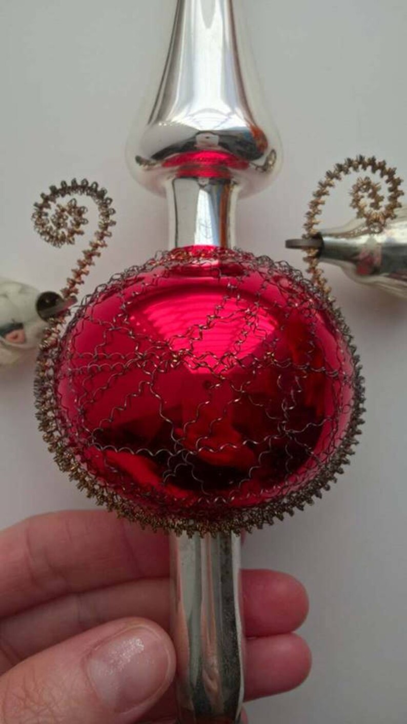 Antique Christmas tree top German Christmas Tree topper Etsy