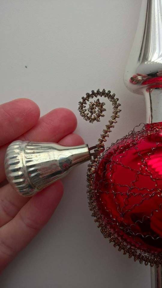 Antique Christmas tree top German Christmas Tree topper Etsy