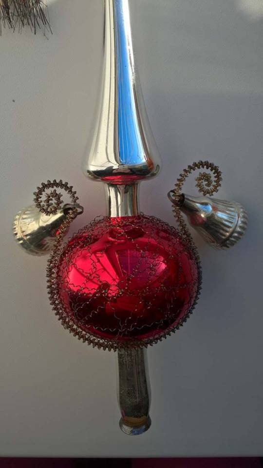 Antique Christmas tree top German Christmas Tree topper Etsy