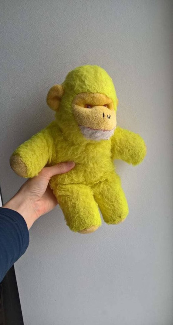 yellow monkey stuffed animal