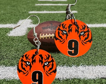 Oorbellen Cincinnati #9, voetbal Cincinnati
