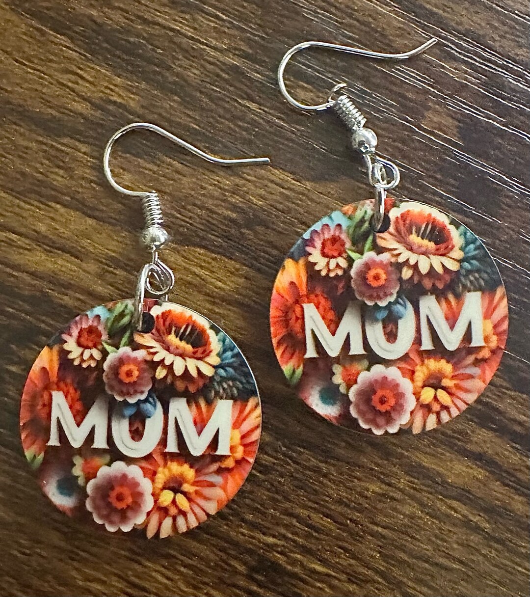 Mom Flower Earrings, Flower Earrings for Mom, Mother's Day Gift, Mom