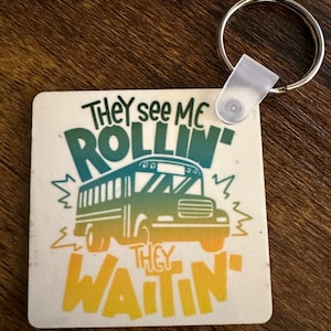 Schulbusfahrer Schlüsselanhänger