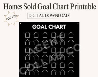 Homes Sold Goal Chart Printable
