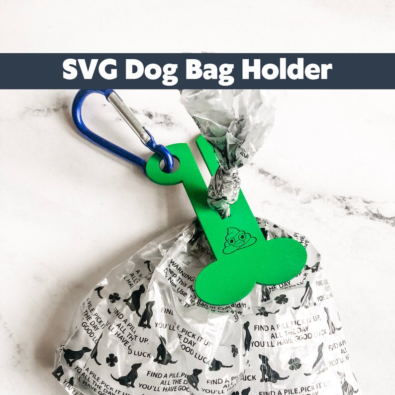 SVG Cut File Dog Bag Holder Doggie Disposable Bag Holder Etsy