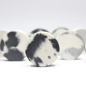 Pomello per mobile in cemento effetto marmo / varie tonalità e colori personalizzati