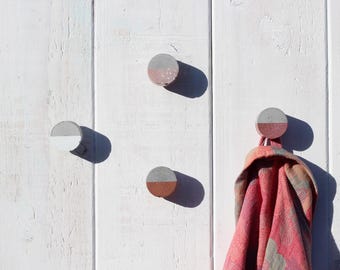 Round Concrete Wall Hook | many colours