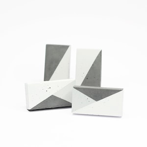 Tirador de cajón rectangular de dos tonos para gabinete o cajón de hormigón