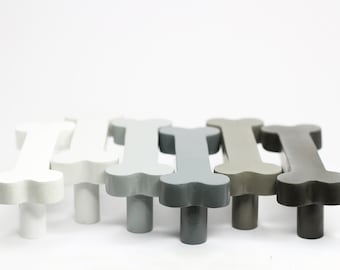 Tirador grande de hueso de 4 pulgadas para gabinete / Perilla grande de hueso / Tirador de hueso de perro / Tirador de hueso de cachorro para gabinete / Tirador de hueso grande / Gabinete para perros / Habitación para mascotas