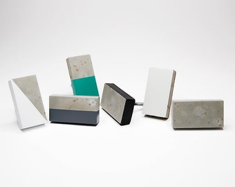 Rectangle Cabinet Knob | Concrete Cabinet Knob