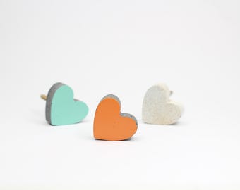 Concrete Heart Wall Hook | Heart Wall Hook | Heart Hook | Heart Coat Hook | Loveheart Wall Hook | Heart Towel Hook | Towel Hook | Nursery